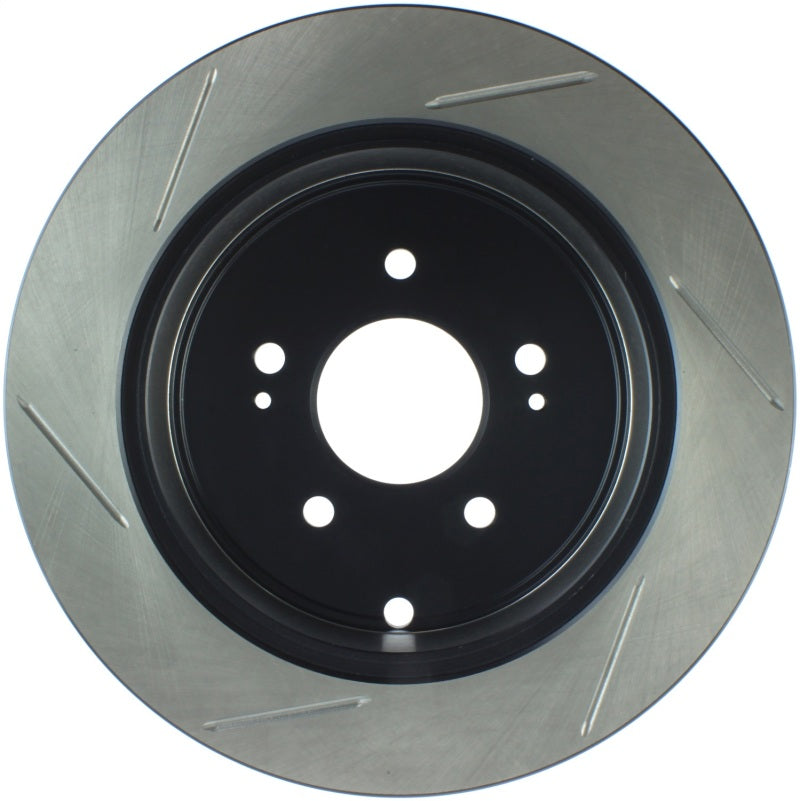 StopTech Sport Slotted Brake Rotor; Rear Left