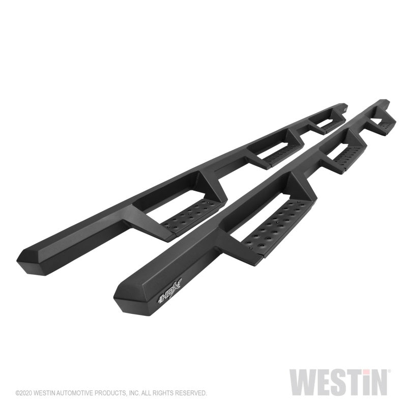 Westin 2020 Chevy Silverado 2500/3500 HDX Drop W2W Nerf Step Bars - Textured Black 56-534755