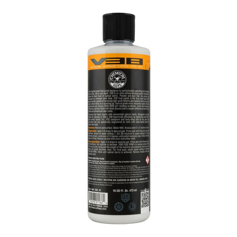 Chemical Guys V38 Optical Grade Final Polish - 16oz (P6) GAP_V38_16