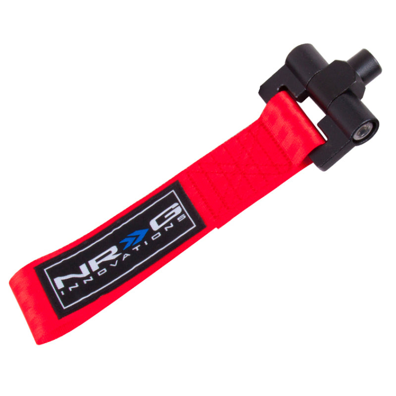 NRG Bolt-In Tow Strap Red- BMW E30 (5000lb. Limit) TOW-E30RD