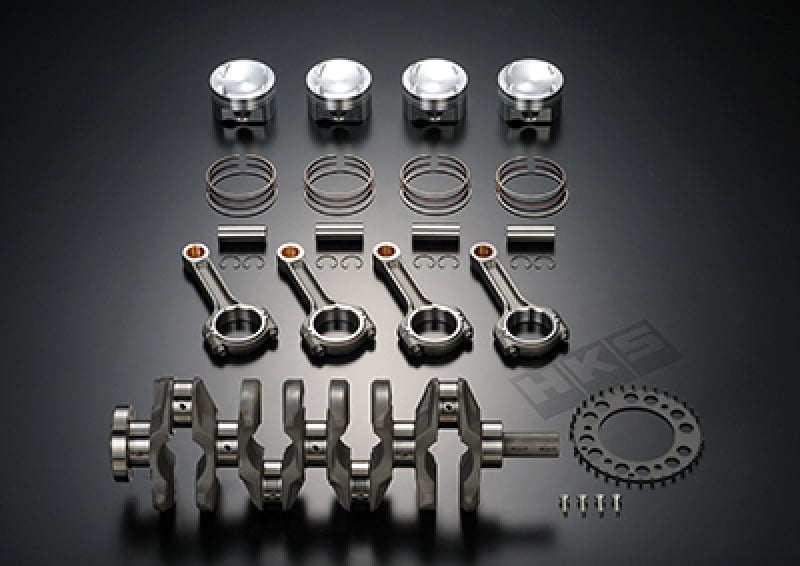 HKS 08-10 EVO X 4B11 Stroker Kit w/ Forged Pistons Crank & I-Beam Conrods 21004-AM003