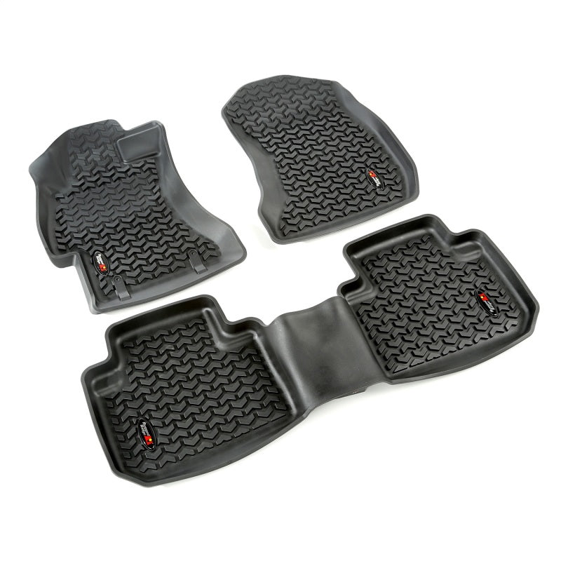 Rugged Ridge RUG Floor Liners - Black Floor Mats Floor Mats - Rubber main image