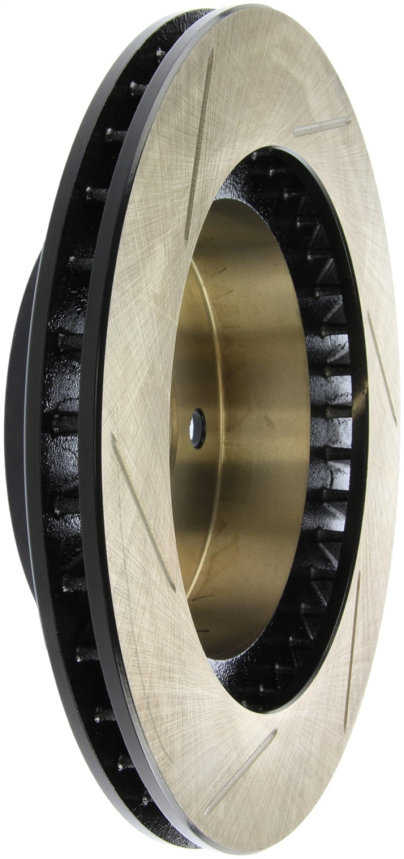 StopTech Sport Slotted Brake Rotor; Rear Left