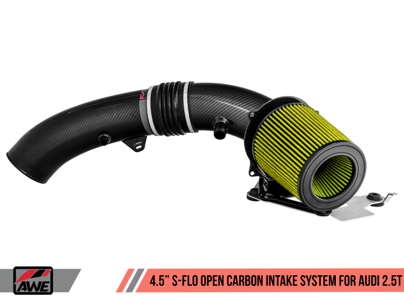 AWE Tuning Audi RS3 / TT RS S-FLO Open Carbon Fiber Intake 2660-15048