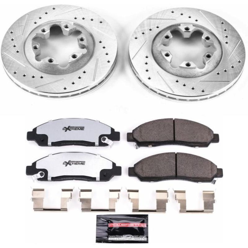 PowerStop PSB Z36 Truck & Tow Kit Brakes, Rotors & Pads Brake Kits - Performance D&S main image