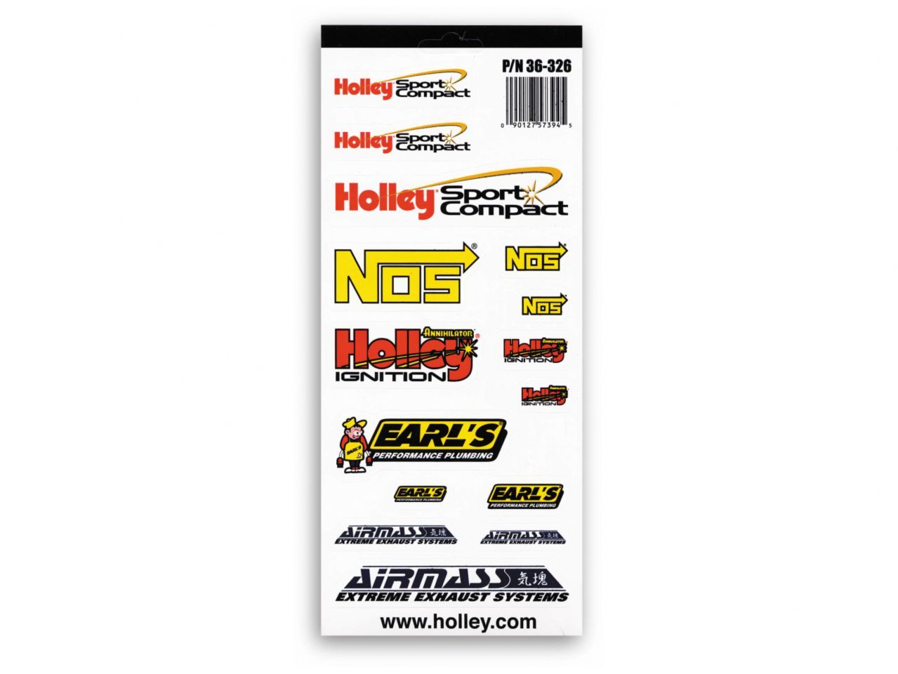 Holley Decals & Emblems 36-326 Item Image