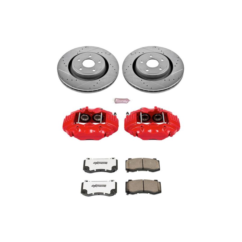 PowerStop PSB Z26 Street Kit w/Cals Brakes, Rotors & Pads Brake Kits - Performance D&S main image