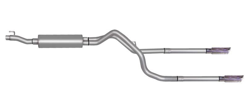 Gibson 02-05 Dodge Ram 1500 SLT 4.7L 2.5in Cat-Back Dual Split Exhaust - Stainless 66504 Main Image