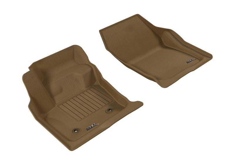 3D MAXpider 2013-2016 Ford/Lincoln Fusion/MKZ Kagu 1st Row Floormat - Tan L1FR06011502 Main Image