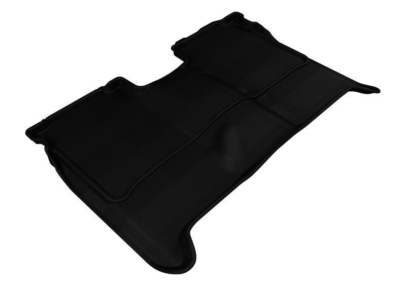 3D MAXpider 2004-2015 Nissan Titan Crew Cab Kagu 2nd Row Floormats - Black L1NS06321509 Main Image