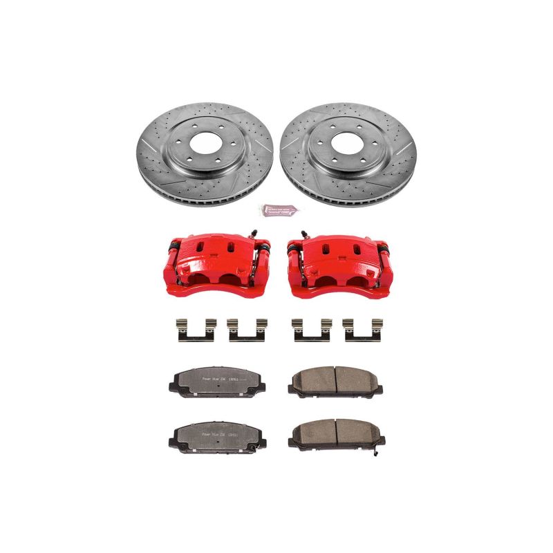 PowerStop PSB Z36 Truck & Tow Kit w/Cals Brakes, Rotors & Pads Brake Kits - Performance D&S main image