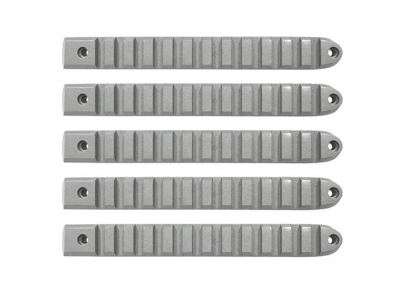 DV8 Offroad 2007-2018 Jeep JK Silver Rail Style Door Handle Inserts - Set Of 5 D-JP-190028-AL-5 Main Image