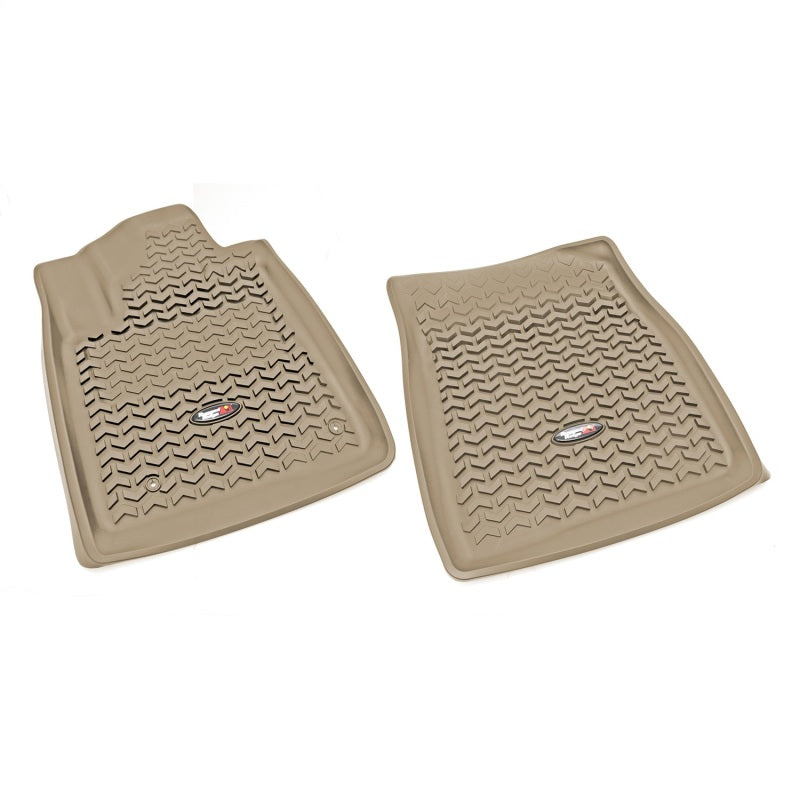 Rugged Ridge RUG Floor Liners - Tan Floor Mats Floor Mats - Rubber main image