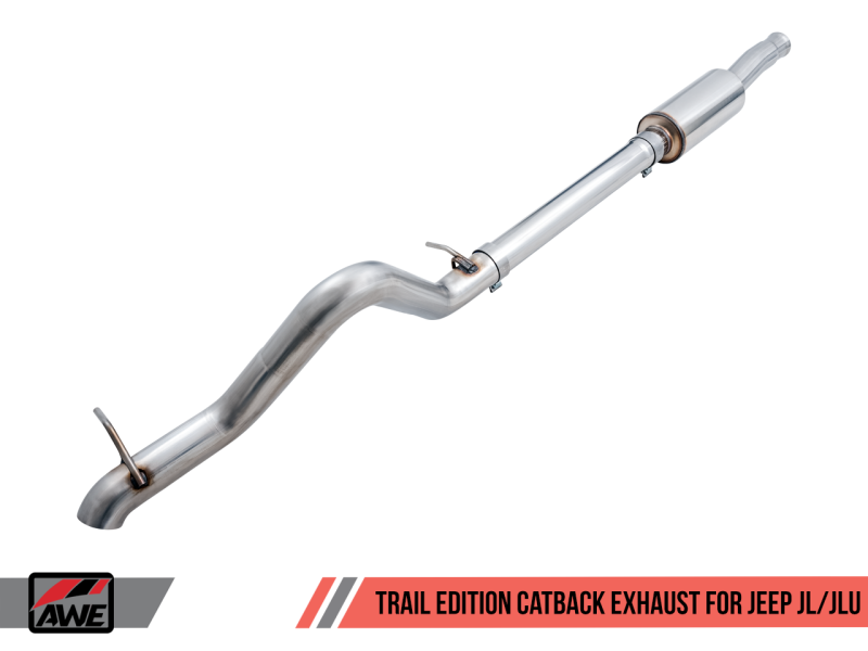 AWE Tuning 2018+ Jeep Wrangler JL/JLU 2.0T Trail Edition Cat-Back Exhaust 3015-21005