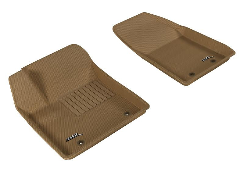 3D MAXpider 2012-2014 Chrysler/Dodge 200/Avenger Kagu 1st Row Floormat - Tan L1CY00211502 Main Image