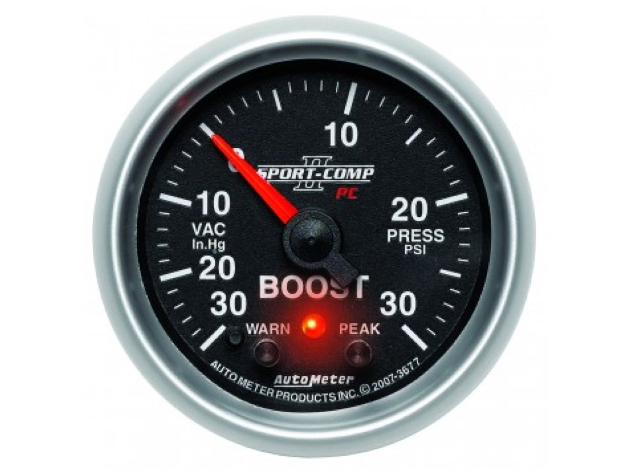 Autometer Vacuum Gauge 3677 Item Image