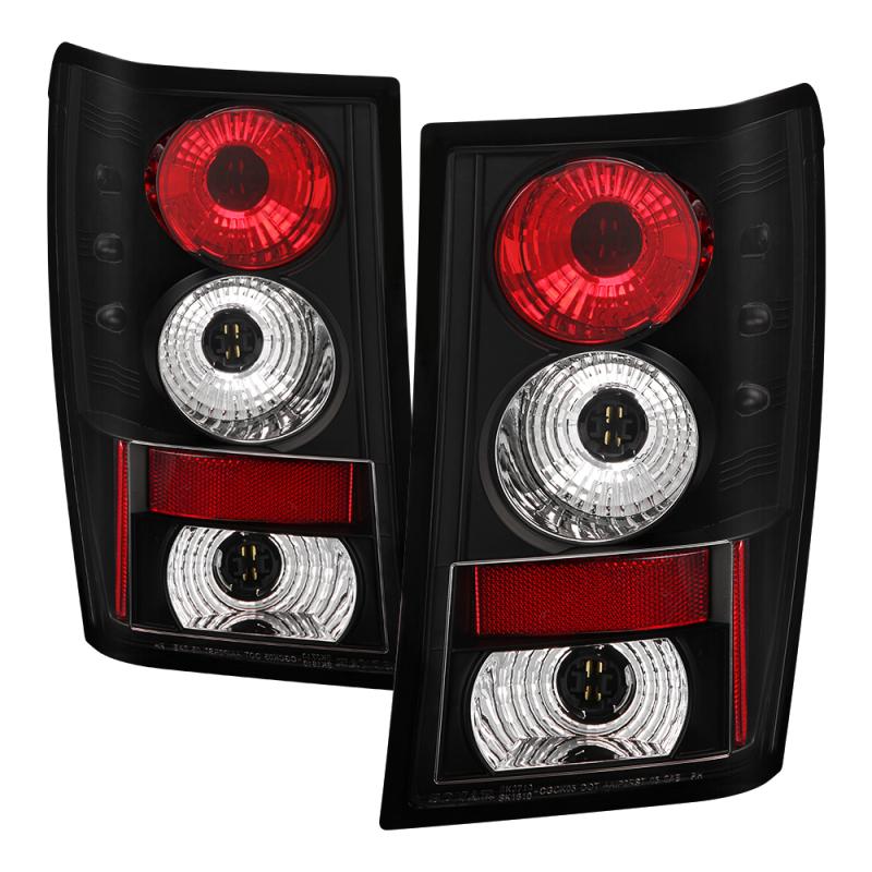 Spyder Jeep Grand Cherokee 05-06 Euro Style Tail Lights Black ALT-YD-JGC05-BK 5005502 Main Image