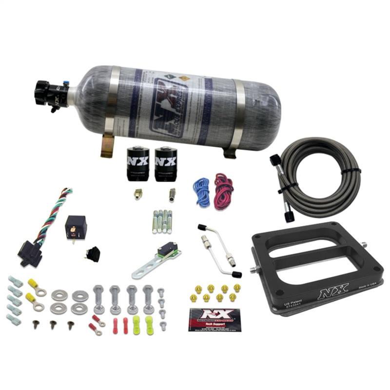 Nitrous Express Dom/Gasoline Nitrous Kit (100-500HP) w/Composite Bottle 50070-12 Main Image