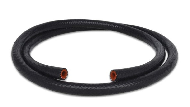 Vibrant 1-1/4in (31.8mm) I.D. x 170 ft. Silicon Heater Hose 1-ply Polyester Reinforced - Black 2048M