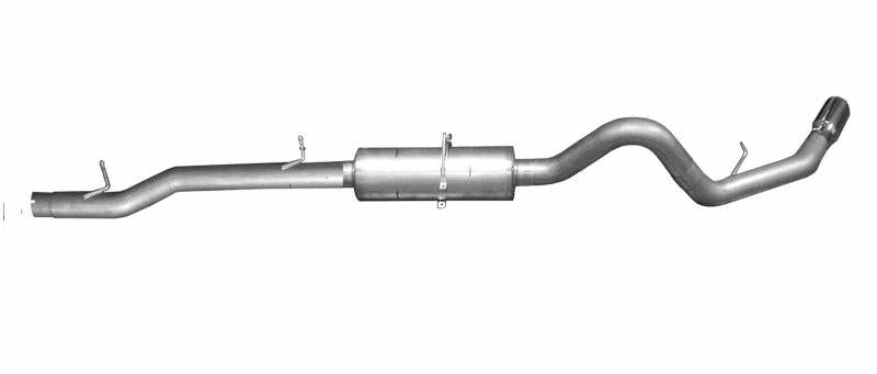 Gibson 03-07 Ford F-250 Super Duty Lariat 6.0L 4in Cat-Back Single Exhaust - Aluminized 319610 Main Image