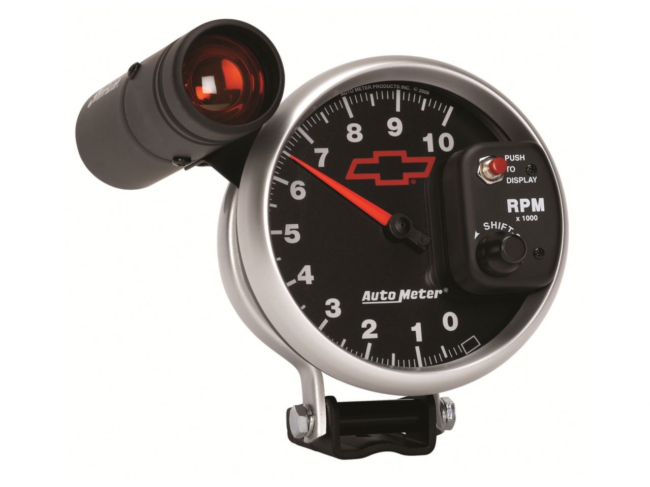 Autometer 5" Pedestal Tachometer, 0-10,000 Rpm, Bowtie, Gm Black5"