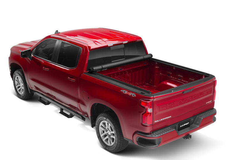 Lund 2019 Chevrolet Silverado 1500 (5.5ft. Bed) Genesis Roll Up Tonneau Cover - Black 960292