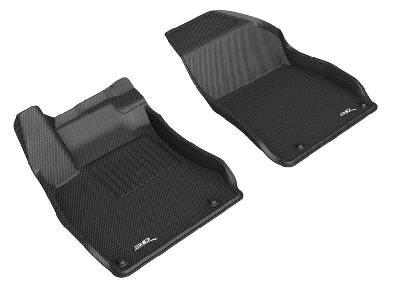 3D MAXpider ACE Kagu - Front - Black Floor Mats Floor Mats - Rubber main image