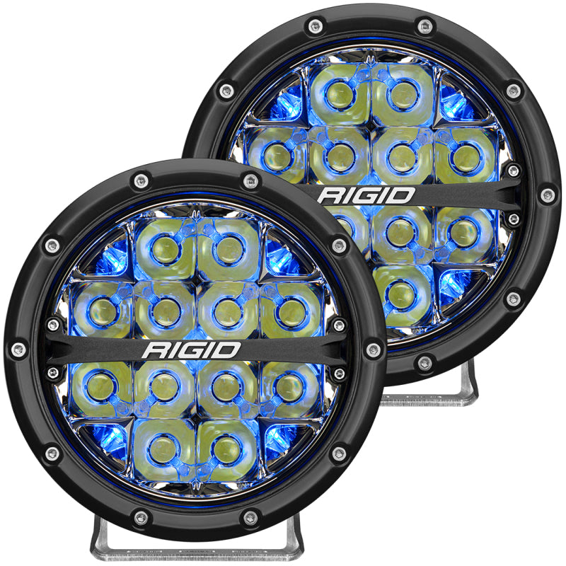 Rigid Industries 360-Series 6 inch Led Off-Road Backlight (Pair).