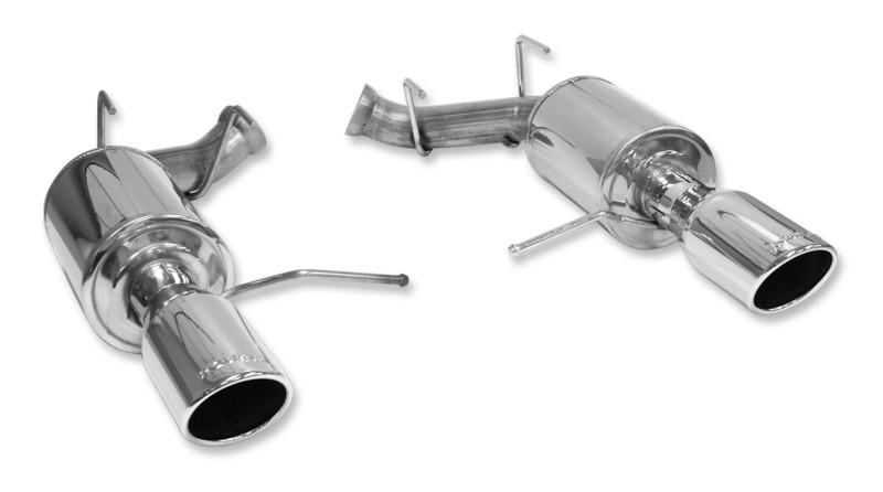 ROUSH 2011-2014 Ford Mustang V8 Enhanced Sound Dual Axle-Back w/ Round Tips 421127 Main Image