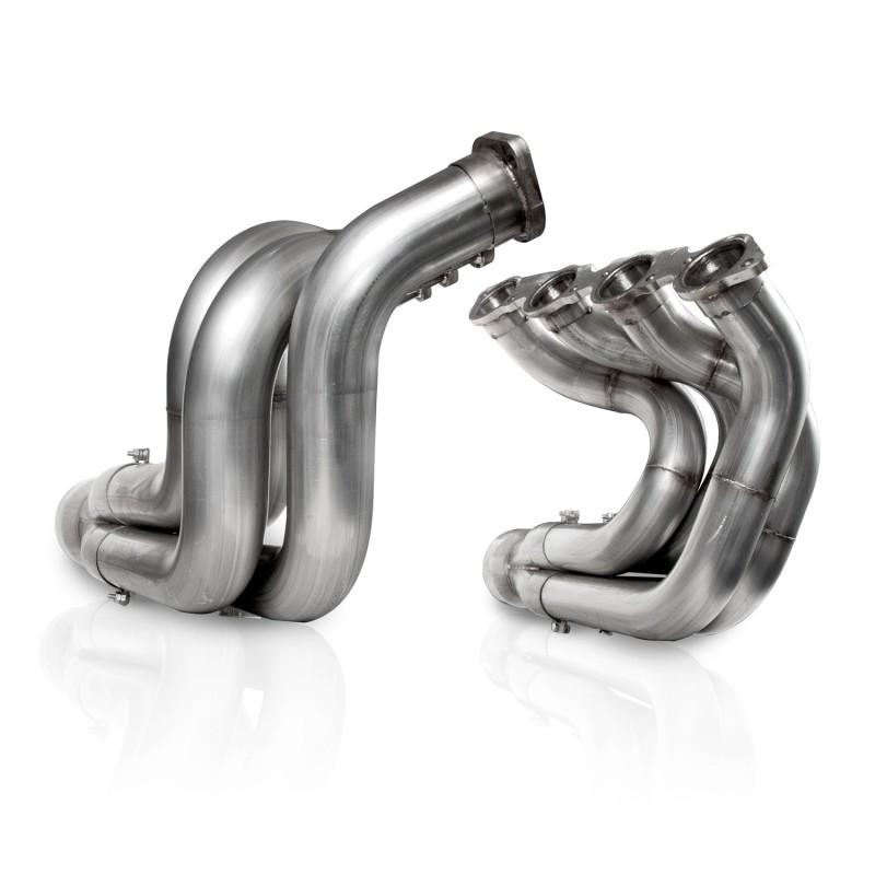 Stainless Works Downswept Stepped BBC Dragster Header 2-1/4in to 2-3/8in DNBBC225S238 Main Image