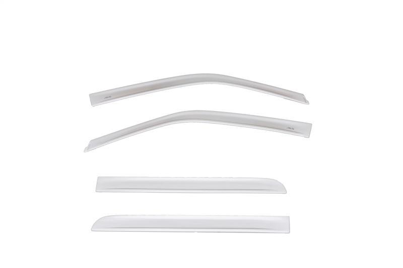 AVS 15-18 Ford F-150 Supercrew Low Profile Color Match Ventvisors 4pc - Ingot Silver 894044-UX Main Image