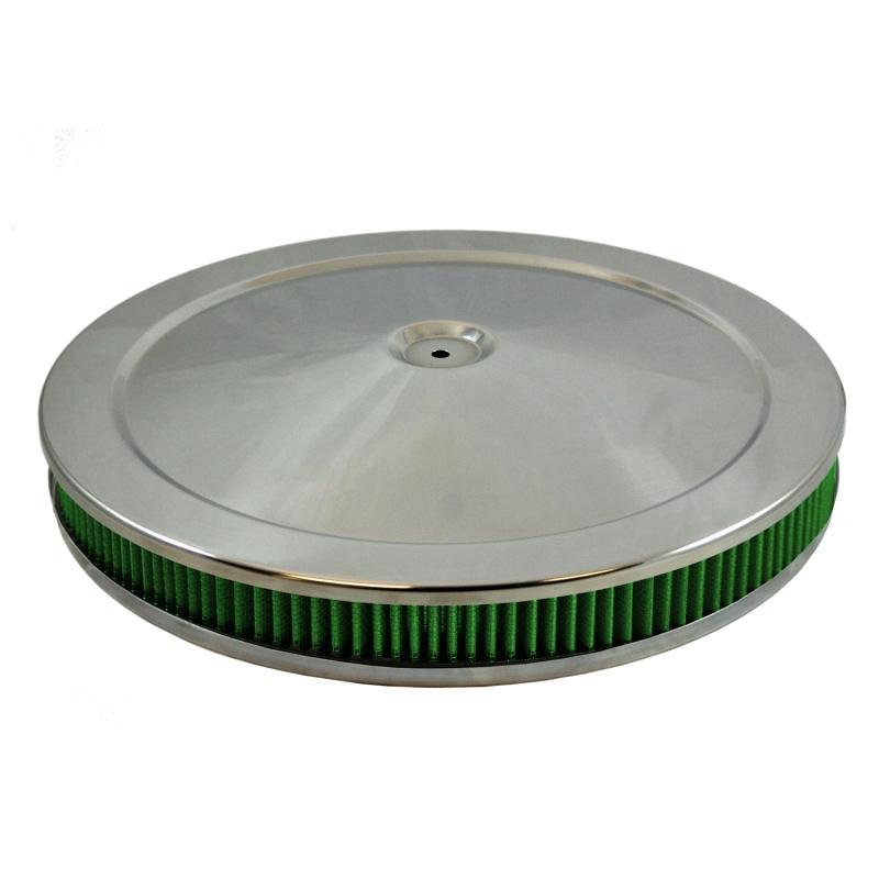 Green Filter Air Cleaner Assembly 14in x 2in Flat Plate 2193 Main Image