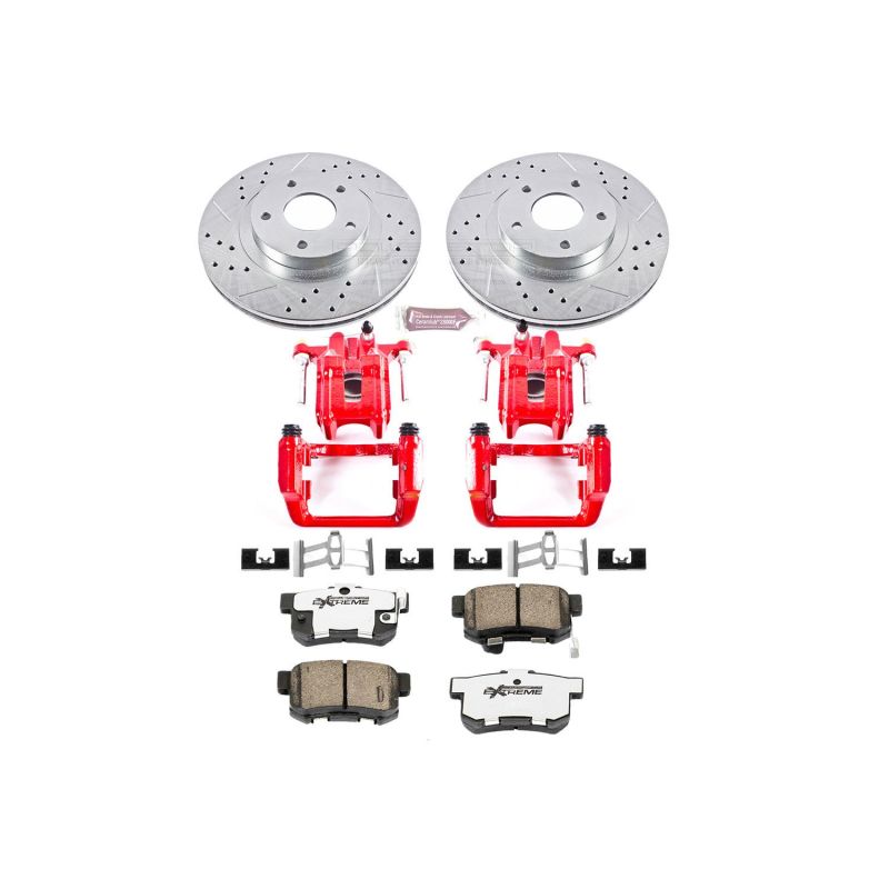 PowerStop PSB Z26 Street Kit w/Cals Brakes, Rotors & Pads Brake Kits - Performance D&S main image