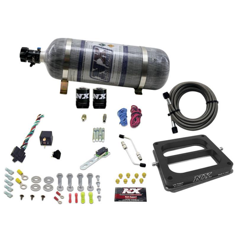 Nitrous Express Dominator/Alcohol Nitrous Kit (50-300HP) w/Composite Bottle 30075-12 Main Image