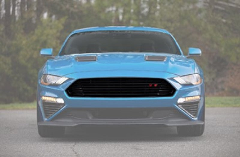 ROUSH 2018+ Ford Mustang Black Upper Grille Kit 422275