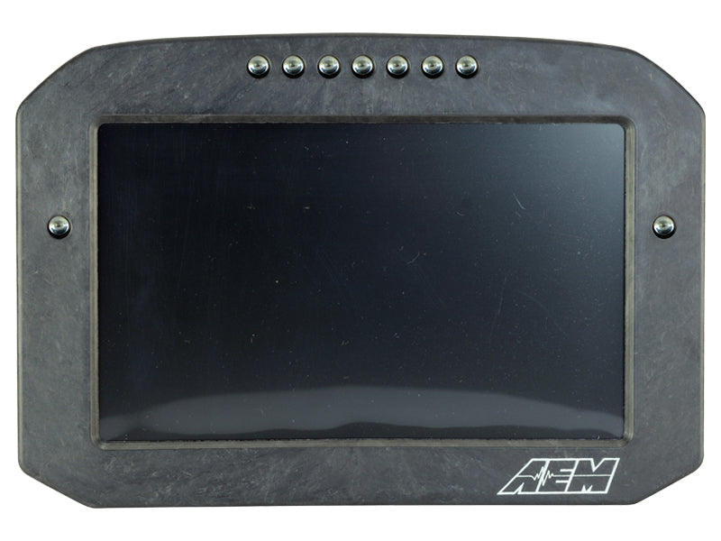 AEM CD-7G Carbon Flush Digital Dash Display w/ Internal 20Hz GPS & Antenna 30-5702F