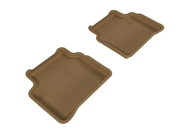 3D MAXpider 2007-2012 Nissan Altima Sedan Kagu 2nd Row Floormats - Tan L1NS06221502 Main Image