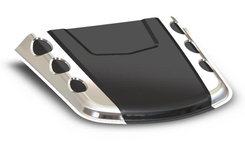 AVS Universal Hood Scoop - Smoke 80012 Main Image