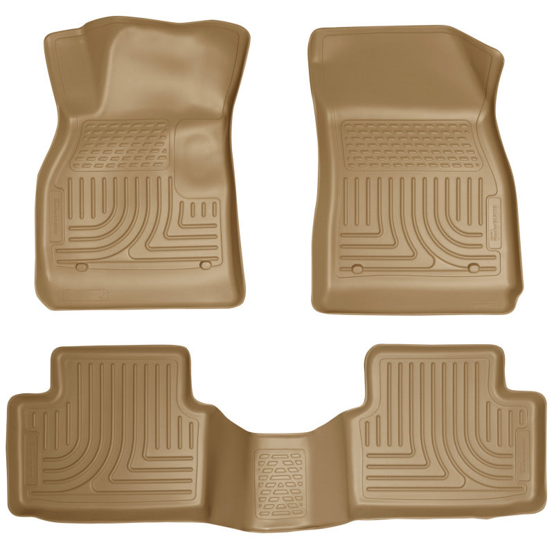 Husky Liners HL WB - Combo - Tan Floor Mats Floor Mats - Rubber main image