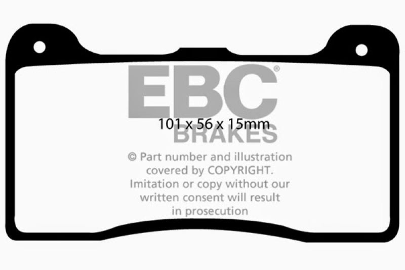 EBC EBC Redstuff Brake Pad Sets Brakes, Rotors & Pads Brake Pads - Performance main image