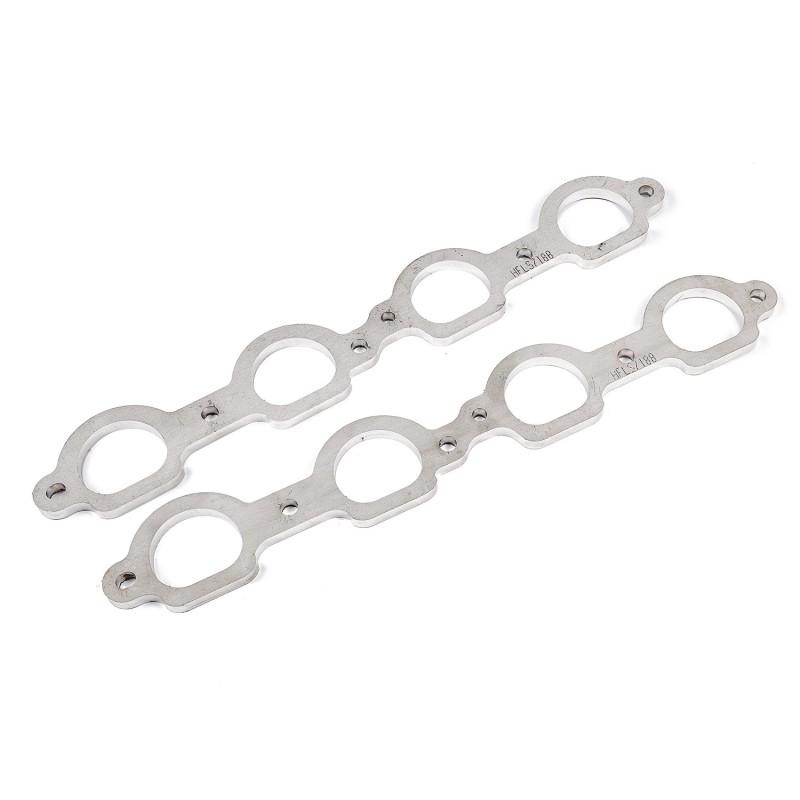 Stainless Works Chevrolet LS7 D-Port Shaped Header 304SS Exhaust Flanges 1-7/8in Primaries HFLS7188 Main Image