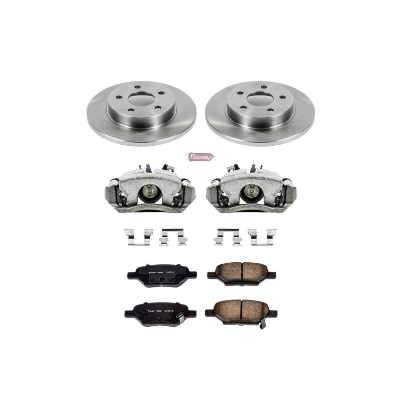 PowerStop PSB Autospecialty Kit w/Cals Brakes, Rotors & Pads Brake Kits - OE main image