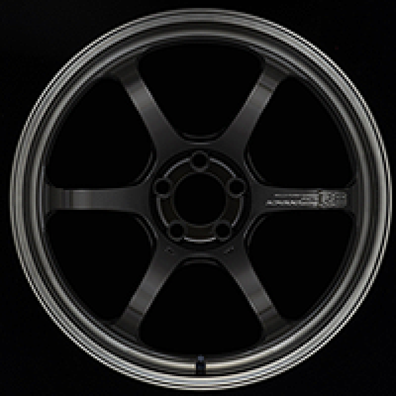 Advan R6 20x10.5 +24mm 5-114.3 Machining & Black Coating Graphite Wheel YA60L24EBG