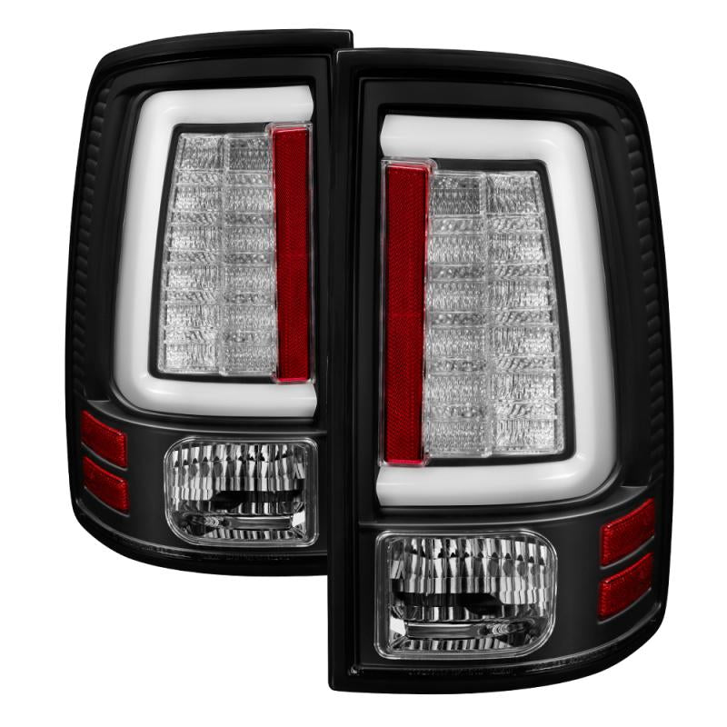 Spyder Dodge Ram 2013-2014 Light Bar LED Tail Lights - Black ALT-YD-DRAM13V2-LED-BK 5084057 Main Image