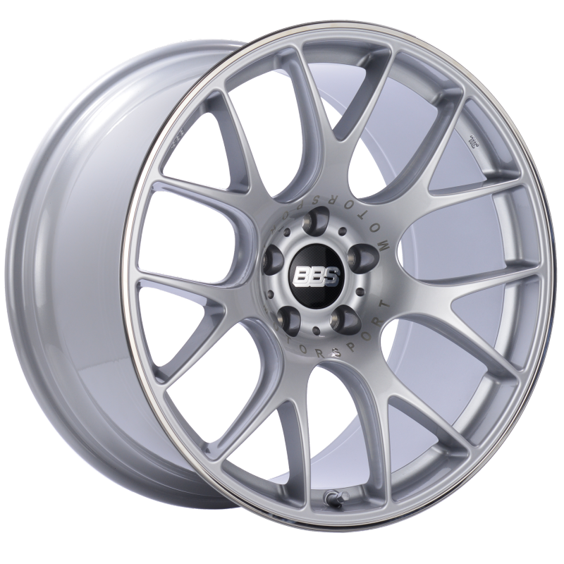 BBS CH-R 20x10.5 5x115 ET25 CB71.4 Diamond Silver Polished Rim Protector Wheel CH116DSPO Main Image