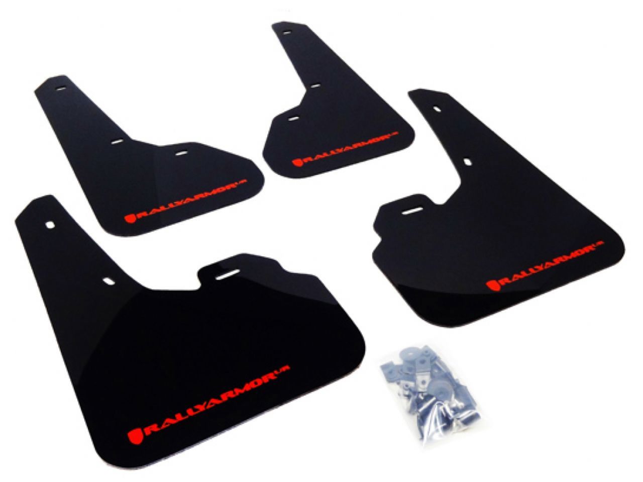 Rally Armor Mud Flaps MF17-UR-BLK/RD Item Image