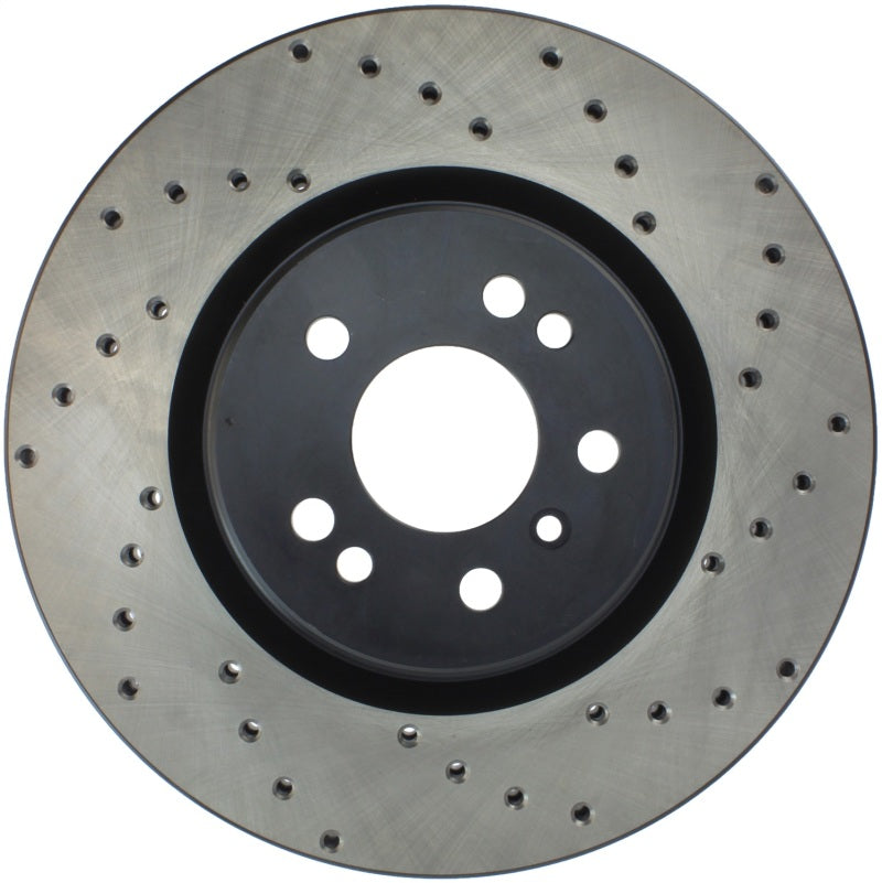 StopTech Sport Cryo Cross Drilled Brake Rotor; Rear Right