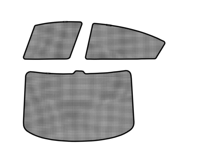 3D MAXpider 2010-2013 Mazda Mazda3 Sedan Black Sun Shades - Complete Set S1MZ0130 Main Image