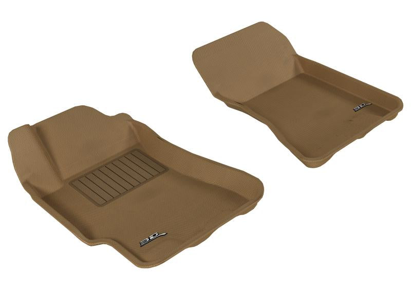 3D MAXpider 2002-2007 Subaru Impreza Kagu 1st Row Floormat - Tan L1SB01011502 Main Image