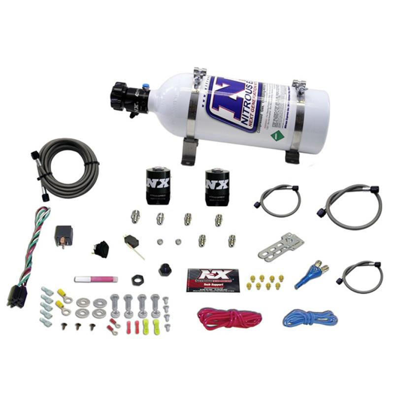 Nitrous Express Shark SHO 400 HP Single Nozzle Nitrous Kit w/5lb Bottle 20112-05 Main Image